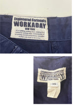 エンジニアガーメンツ ENGINEERED GARMENTS WORKADAY ベイカーパンツ ヘリンボーン ワークパンツ カーゴパンツ ネイビー SSサイズ XS 101MB-712