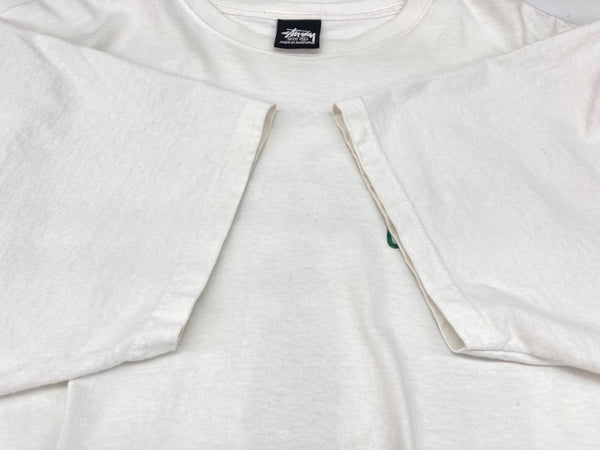 ステューシー STUSSY × Patta Sound Connection サウンド コネクション 24SS T-shirt 半袖 カットソー クルーネック コットン ホンジュラス製 WHITE 白 Tシャツ プリント ホワイト XLサイズ 104MT-1785