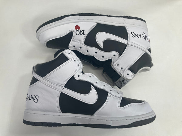 ナイキ NIKE Supreme Nike SB Dunk High By Any Means White Black シュプリーム ナイキ SB ダンク ハイ バイ エニー ミーンズ ホワイト  DN3741-002 メンズ靴 スニーカー ブラック 28.5cm 101sh-1943