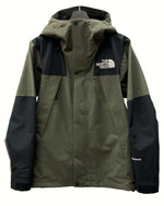 ザノースフェイス THE NORTH FACE Mountain Jacket マウンテン ジャケット GORE-TEX ゴア テックス アウター 緑 黒 NP61800 ジャケット ロゴ カーキ XSサイズ 104MT-691