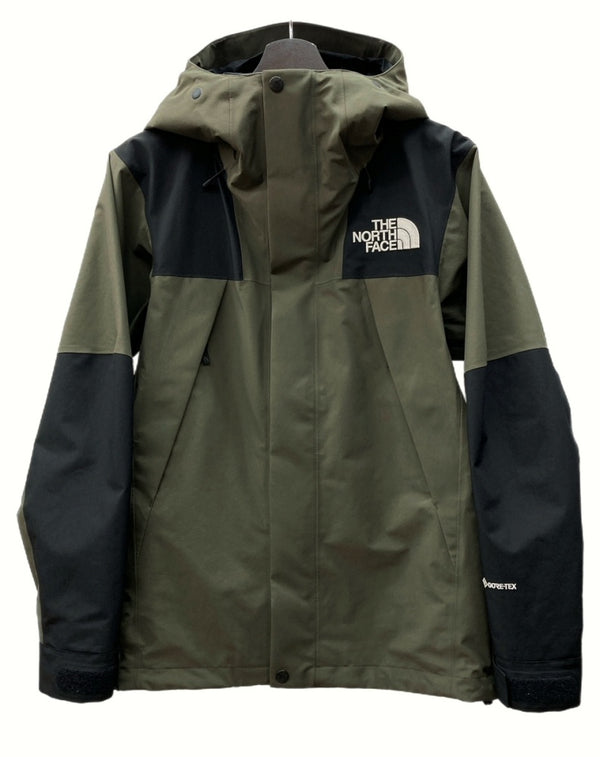 ザノースフェイス THE NORTH FACE Mountain Jacket マウンテン ジャケット GORE-TEX ゴア テックス アウター 緑 黒 NP61800 ジャケット ロゴ カーキ XSサイズ 104MT-691