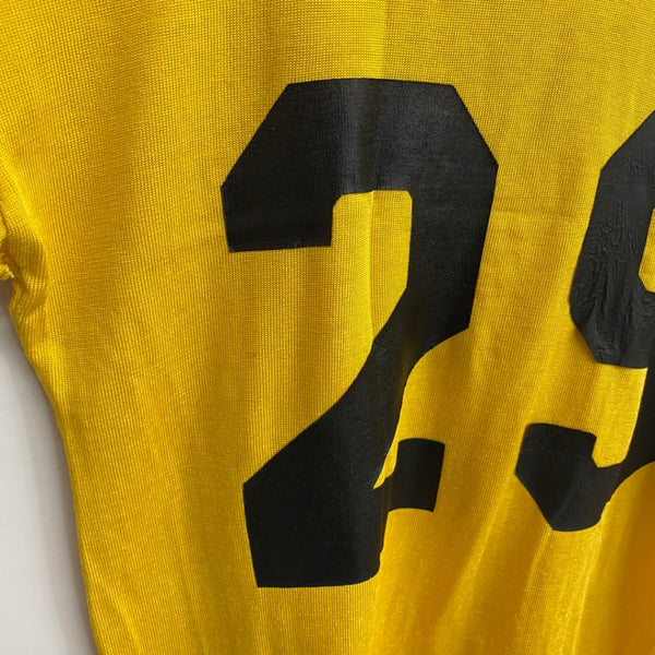 【曜日割引対象外】 チャンピオン Champion 50's 60's フットボールT Tシャツ イエロー 201MT-4229 VB