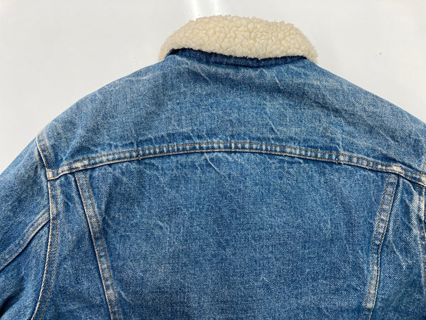 リーバイス Levi's 70s 70年代 ボアジャケット デニム Gジャン トラッカージャケット ボタン裏52 青 紺 サイズ 36 ジャケット 無地 ネイビー 104MT-1990