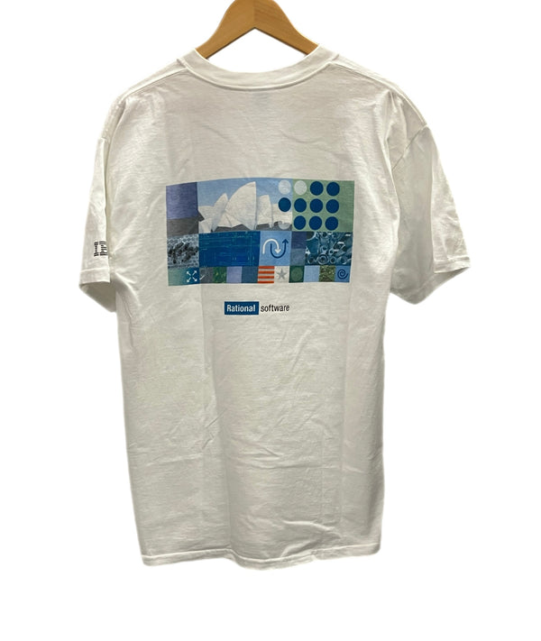 US US古着 00s 00's IBM Rational Software 企業Tee アート レギュラー Tシャツ ホワイト Lサイズ 101MT-2944