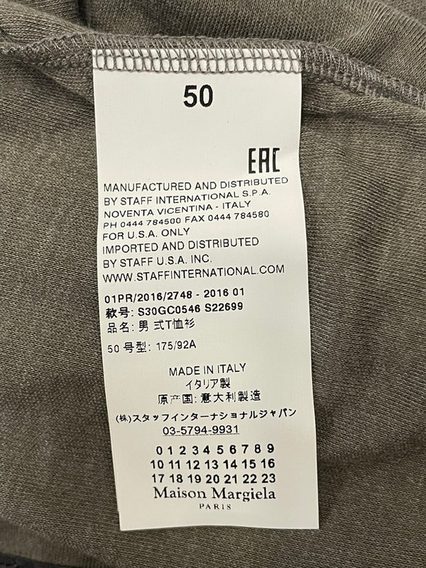 メゾン マルジェラ Maison Margiela クルーネック ポケット TEE S30GC0546 50 Tシャツ ブラウン 601MT-49