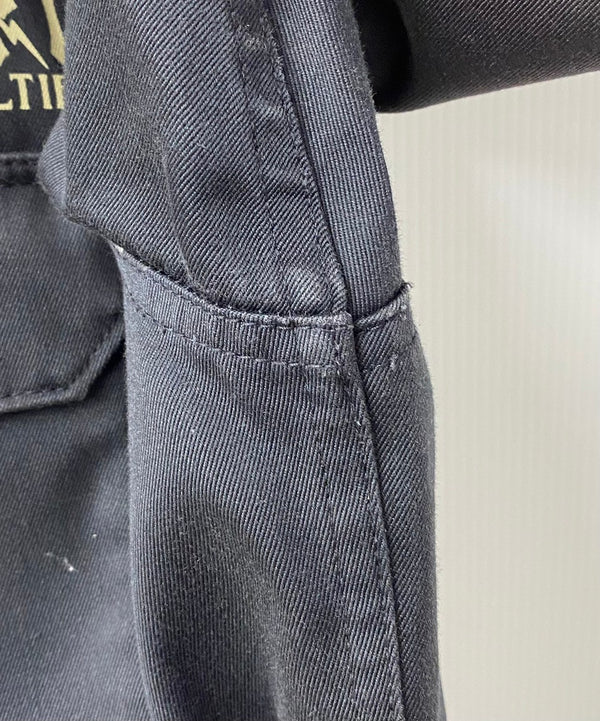 アイアンハート Iron Heart プリントワークシャツ  半袖シャツ ロゴ ブラック Sサイズ 201MT-2521