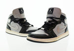 ナイキ NIKE WMNS AIR JORDAN 1 MID SE  Black Chrome エアジョーダン ミッド ブラック FB9892-002 メンズ靴 スニーカー ブラック 27cm 103S-342