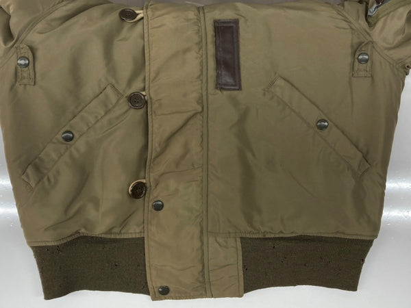 バズリクソンズ BUZZ RICKSON'S Type N-2 FLIGHT JACKET フライト ジャケット ミリタリー AIR FORCE ファー ジップアップ アウター オリーブ 緑 M13523 ジャケット 無地 カーキ Mサイズ 104MT-1763