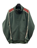 サスクワッチファブリックス Sasquatchfabrix. 23SS LACE TAPE TRACK JACKET レース テープ トラック ジャケット ジャージ 緑 23SS-CSS-001 ジャージ ライン カーキ Lサイズ 104MT-1609