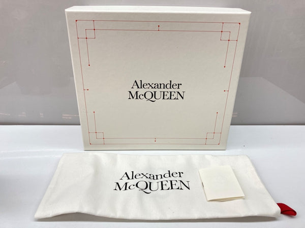 アレキサンダー・マックイーン Alexander McQueen スパイクソール サンダル ハイヒール ブロックハイヒール スタッズ オープントゥ カーフレザー イタリア製 BLACK 黒 18176123 レディース靴 サンダル ストラップ ブラック SIZE39 104S-992