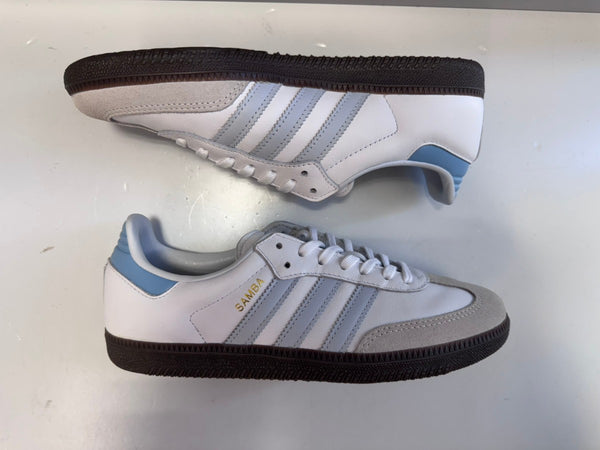 アディダス adidas Originals Samba OG Halo Blue アディダスオリジナルス サンバ OG "ハローブルー" ID2055 レディース靴 スニーカー ホワイト 24.5cm 101sh-1805