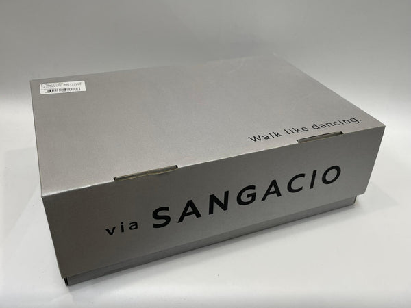 サンガッチョ via SANGACIO ×Wako’s Room ワコーズルーム シルバーレザー×グレースエード イニシャルなし レディース靴 スニーカー シルバー 23.5cm 601sh-49