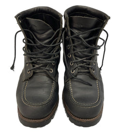 チペワ CHIPPEWA 6" BLACK MOCC RETRO BOOTS 6インチ ワークブーツ レザーブーツ 25061 メンズ靴 ブーツ ワーク ブラック 8 1/2 E 101-shoes1765