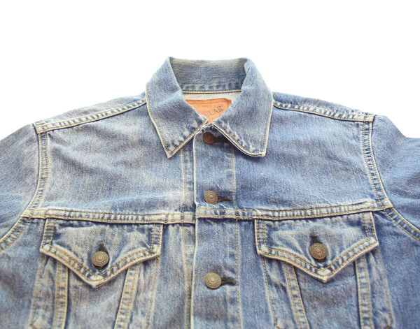 リーバイス Levi's 00s 71557 IRREGULAR ボタン裏J20 日本製 赤タブ欠損 JT121 40 ジャケット ブルー 103MT-3073