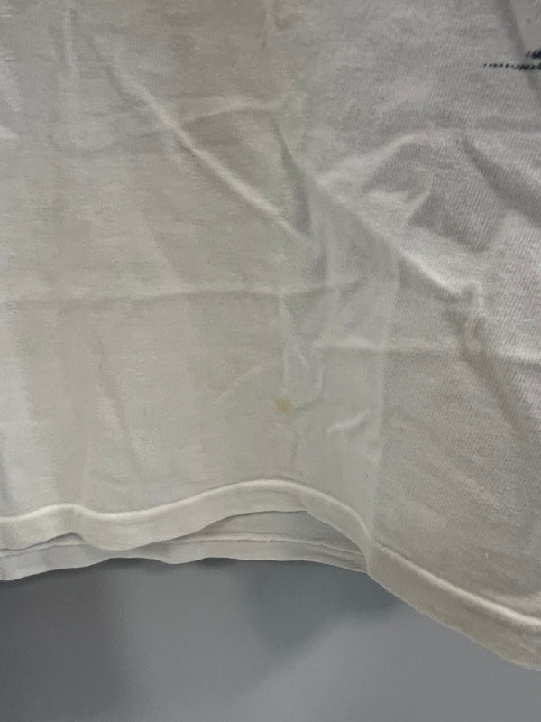 ヴィンテージ vintage BOB MARLEY ボブマーリー バックプリント 白 Tシャツ ホワイト Lサイズ 101MT-4788