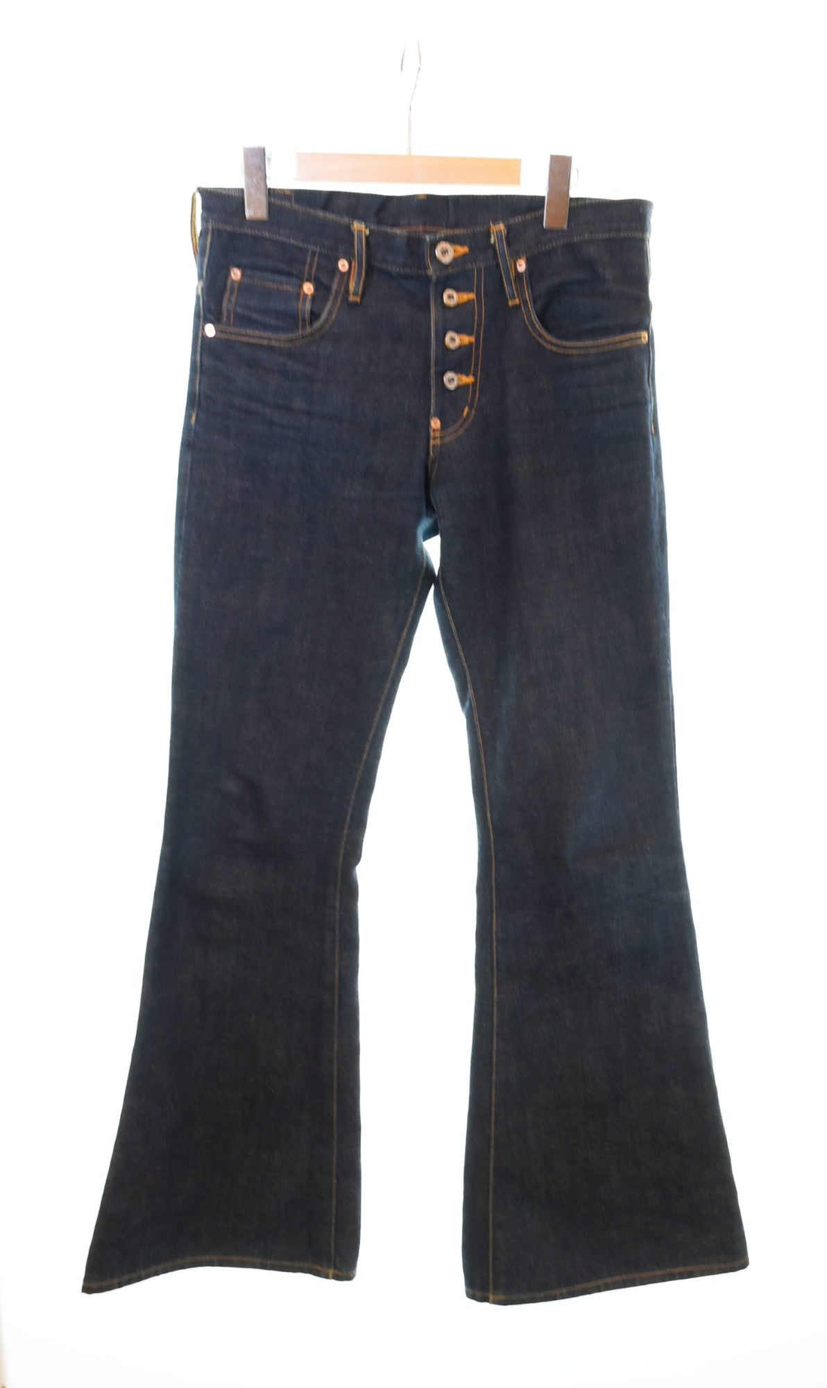 シュガーヒル SUGARHILL CLASSIC DENIM BELL BOTTOM ブーツカット デニムパンツ 青 CLASS07 デニム ブルー  32 103MB-181 | 古着通販のドンドンサガール