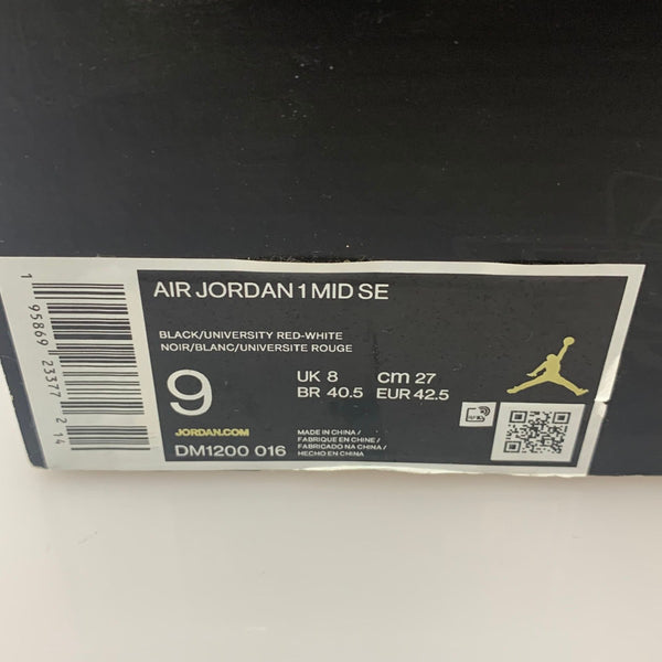 ナイキ NIKE IR JORDAN 1 MID SE DM1200-016 メンズ靴 スニーカー ブラック 27.0cmサイズ 201-shoes1487