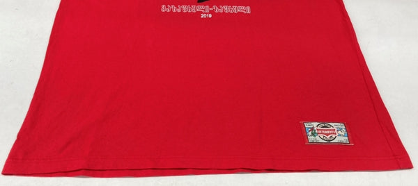 ヴェトモン VETEMENTS 19SS Cartoon Print Tee カートゥーン プリント Tシャツ 赤 USS197070 Tシャツ プリント レッド Mサイズ 104MT-1467