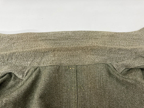 ヴィンテージ VINTAGE ITEM Green Chambray Lapeled Work Jacket グリーン シャンブレー ラペル ユーロワーク サファリジャケット 4ポケット サイズ表記なし ジャケット 無地 グリーン 104MT-275