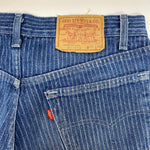 【曜日割引対象外】 リーバイス Levi's 80's 501-0118 ストライプ デニムパンツ デニム ブルー W32 L34サイズ 201MB-1062 VB