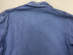 ヴィンテージ vintage 60s~ 60年代 ユーロワーク フレンチ カバーオール ワークジャケット コットンツイル フェード 青 ジャケット 無地 ブルー 104MT-1329