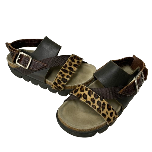 エンダースキーマ Hender Scheme トータス ストラップサンダル レディース靴 サンダル ストラップ ブラウン -サイズ 201-shoes1393