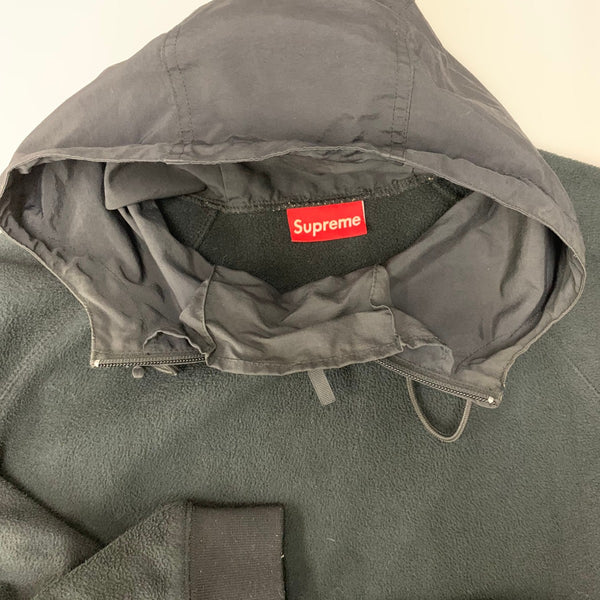 シュプリーム SUPREME 13AW Fleece Pullover アノラック パーカー ジャケット ブラック Sサイズ 201MT-4639