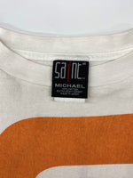 セントマイケル SAINT MICHAEL 21AW LOGO PRINT T-SHIRT ロゴ プリント Tシャツ 半袖 白 SM-A21-0000-009 Tシャツ ロゴ ホワイト Mサイズ 104MT-2008