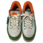 ナイキ NIKE ザ タイタン ウィメンズ エアジョーダン2 ロー  セーフティーオレンジ クロロフィル コラボ The Titan Women's Air Jordan 2 Low Safety Orange Chlorophyll DV6206-183  レディース靴 スニーカー オレンジ 23.5cmサイズ 201-shoes1305