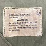 【曜日割引対象外】 ヴィンテージ vintage 70's US.ARMY ファイヤーマンパンツ ミリタリー 8415-00-577 カーゴパンツ カーキ 36×31サイズ 201MB-865 VB