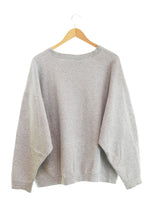 ナイキ NIKE 90s 90's USA製 アメリカ製 銀タグ ワンポイント スウォッシュ スウェット 刺繍 ロゴ スウェット グレー LLサイズ 103MT-2296