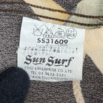【曜日割引対象外】 サンサーフ SUN SURF Noh Mask 能面 アロハシャツ SS31609 半袖シャツ ブラウン Mサイズ 201MT-3826 VB