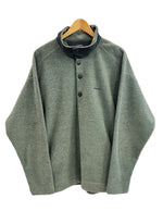 パタゴニア PATAGONIA 90s USA製 雪なしタグ Vintage ヴィンテージ SYNCHILLA BOUCLE PULLOVER シンチラ ブークレ プルオーバー  XL ジャケット グリーン LLサイズ 101MT-4723