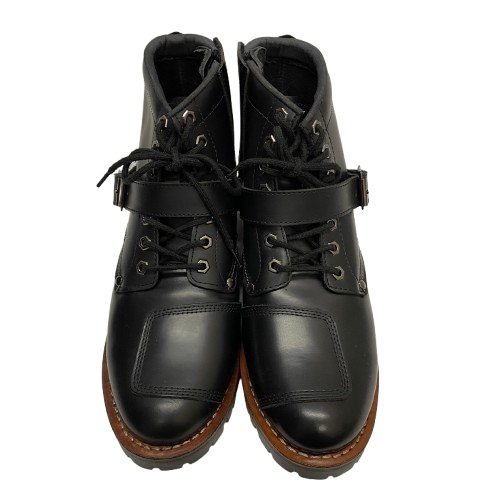 アヴィレックス AVIREX YAMATO バイカーブーツ メンズ靴 ブーツ エンジニア ブラック 27.5cmサイズ 201-shoes1359