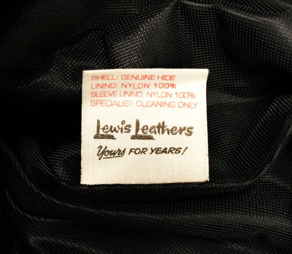 ルイスレザー Lewis Leathers No.441 CYCLONE REGULAR FIT COWHIDE サイクロン レギュラーフィット カウハイド レザー ジャケット 441 36 ジャケット ブラック 103MT-814