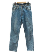 ダブルアールエル RRL 90s DENIM PANTS デニム パンツ ジップフライ ジーパン ジーンズ USA製 Ralph Lauren インディゴ 青 ロゴ デニム ブルー 31/32 104MB-234