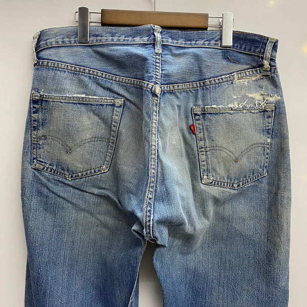 【曜日割引対象外】 リーバイス Levi's 60's 70's 501 BIG E 足長R ボタン裏16 W37 デニム ブルー 201MB-1102 VB