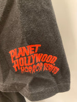 ヴィンテージ vintage 00s ©2003 Freddy vs. Jason フレディ VS ジェイソン PLANET HOLLYWOOD HORROR SERIES MOVIE Tshirt ムービーTシャツ 映画 ホラーT XL Tシャツ ブラック LLサイズ 101MT-2986