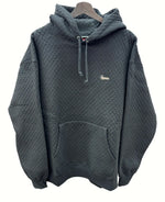 シュプリーム SUPREME 23SS Micro Quilted Hooded Sweatshirt マイクロ キルテッド フーディー スウェット パーカー 黒 パーカ ロゴ ブラック XLサイズ 104MT-1097