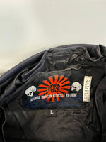 ニコクドウ 弐黒堂 ライドジャケット 刺繍 バイカー バイク ジャケット ブラック Lサイズ 101MT-5394