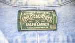 ラルフローレン RalphLauren 80s 90s POLO COUNTRY ポロ カントリービンテージ デニム 長袖 シャツ 長袖シャツ ブルー Sサイズ 103MT-3226