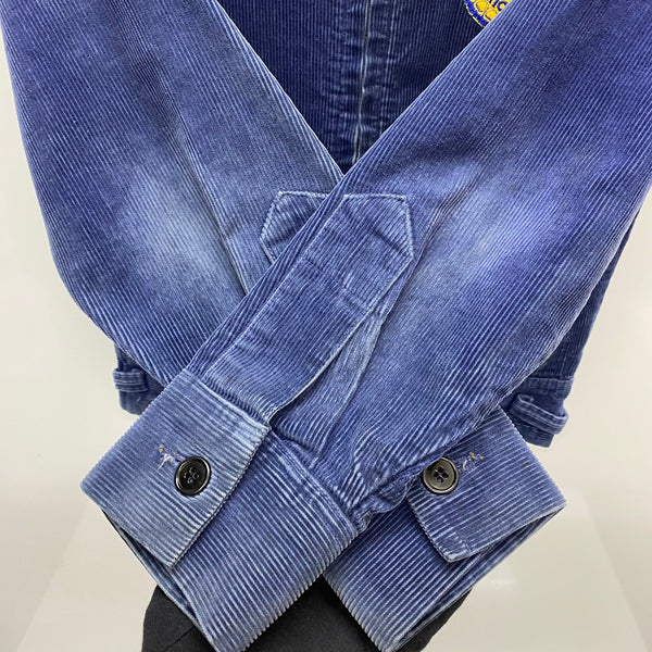 【曜日割引対象外】 ヴィンテージ vintage FFA ファーマーズジャケット コーデュロイ ジャケット ネイビー 36サイズ 201MT-4296 VB