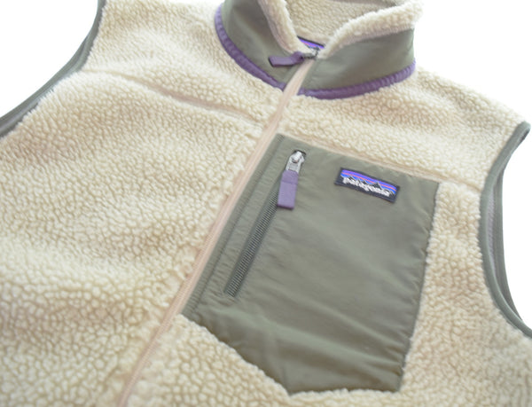 パタゴニア PATAGONIA 18AW 23048 CLASSIC RETRO-X VEST クラシック レトロX フリース ベスト  23048 ベスト ベージュ Mサイズ 103MT-3319