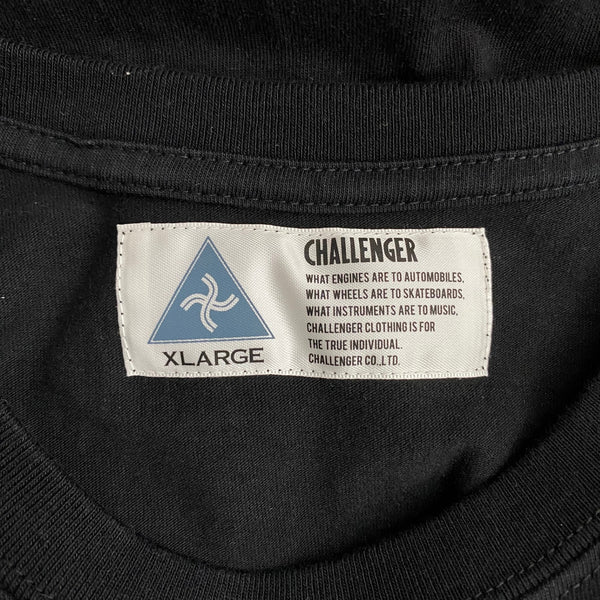 チャレンジャー CHALLENGER WOLF MC TEE CLG-TS 024-008 Tシャツ ブラック XLサイズ 201MT-4618