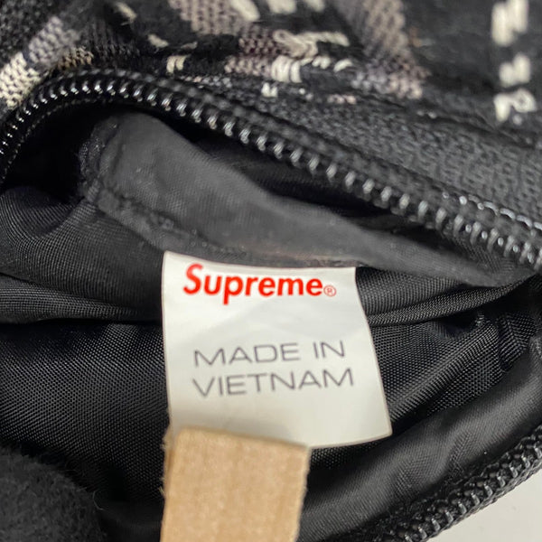 シュプリーム SUPREME 20SS Woven Stripe Waist Bag バッグ メンズバッグ ボディバッグ・ウエストポーチ ブラック 201goods-825