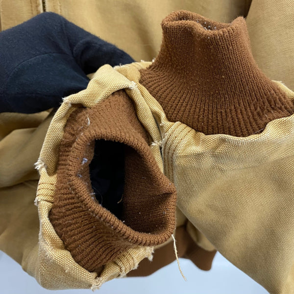 【曜日割引対象外】 カーハート Carhartt 12年製 Duck Active Jacket USA製 ジャケット ベージュ Lサイズ 201MT-3879 VB