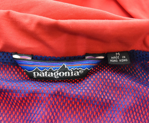 パタゴニア PATAGONIA 80年代 BACK BOWL ANORAK バック ボウル アノラック 初期 三角タグ 80s 80's MADE IN HONG KONG ジャケット レッド Mサイズ 103MT-2442