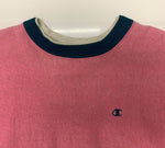 【曜日割引対象外】 チャンピオン Champion 90's REVERSE WEAVE USA製 "2tone" エルボーパッチ ジャケット ピンク Lサイズ 201MT-2871 VB