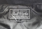 スカルワークス SKULL WORKS  CROWS WORST スカル刺繍 スタジャン ジャケット ブラック Lサイズ 103MT-3342各所汚れあり
