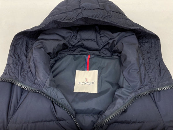 モンクレール MONCLER NESEA GIUBBOTTO ネセア ダウンジャケット ロゴワッペン NAVY 紺 C20934588085 54155 ジャケット ロゴ ネイビー SIZE00 104LT-32